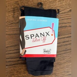 New - SPANX Black Shaping Leggings Size Small